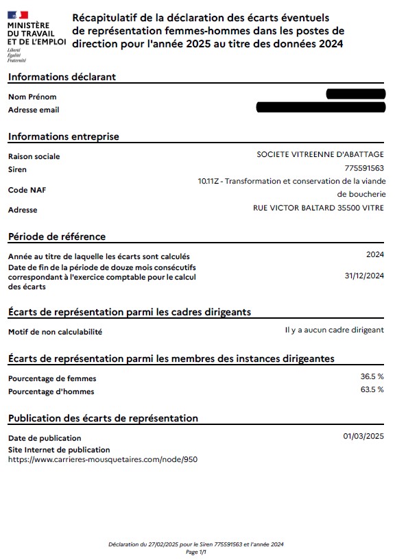 déclaration